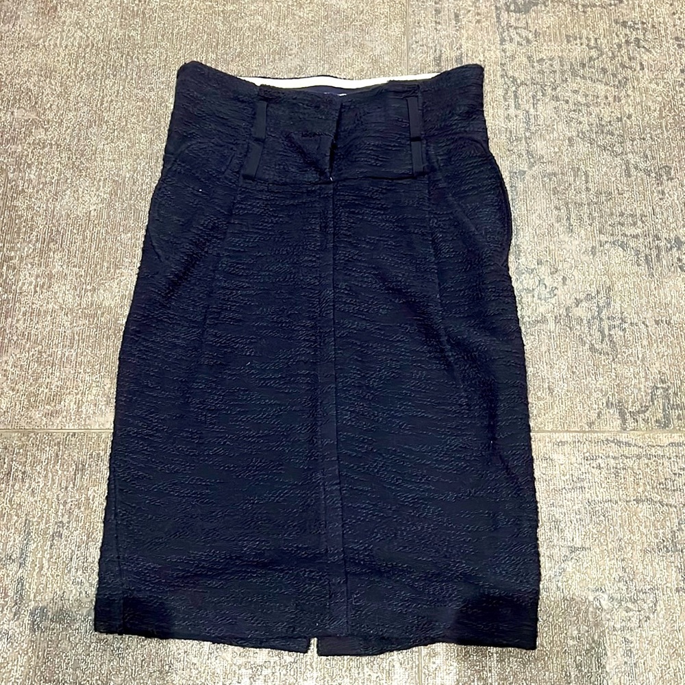 EMPORIO ARMANI Pencil skirt in navy size 2